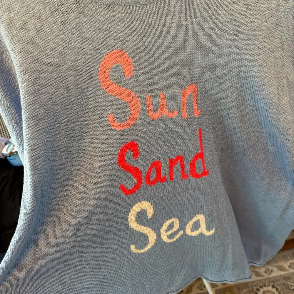 Lilly Pulitzer Light Blue Knit Sweater - Picture 3 of 7